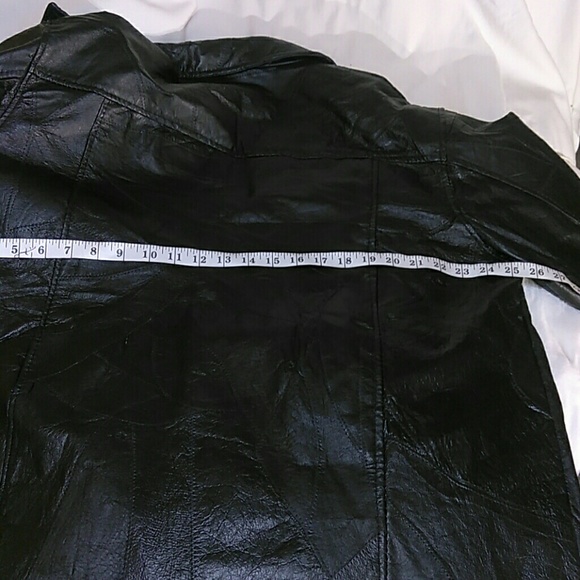 Haband Executive Decision leather coat - Picture 6 of 7